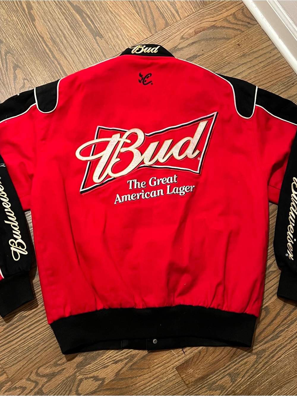 Chase Authentics Vintage 90s Budweiser King of Beers Jacket Size M